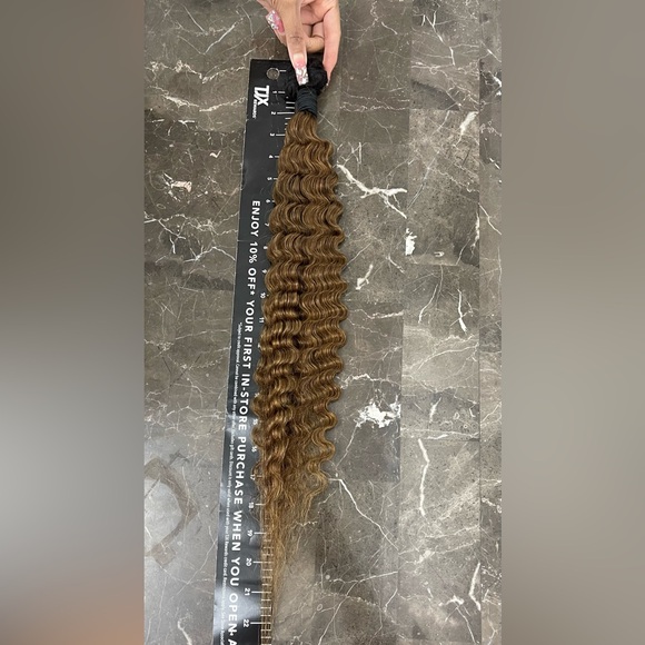 24” Deep Wave Ombre Human Hair Bundle - Picture 5 of 5